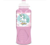 Gourde - Licorne - Mélamine - 430 ml - Rose - Enfant