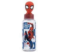 Stor Flacon original Marvel Spiderman de 560 ml pour enfants avec bouchon dévissable, sans BPA, facile à laver et réutilisable.