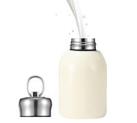 Gourde métallique - Mini gobelet portable isolé sous vide - Bouteille isotherme de voyage - Pour et pour le café et les boissons chaudes pour les voyages, l'école, le sport, l'extérieur, le