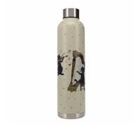Gourde nomad Chat Musique Kiub Bug Art XL - beige/noir - 750 ml