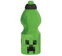 Gourde plastique - MINECRAFT - 400 ml - Vert - Sans BPA - Multisport