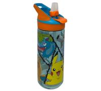 Gourde Pokémon Pikachu 620 ml en Tritan, bouteille pop-up avec paille intégrée, sans BPA, pour enfants, école, sport et loisirs