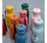 Gourde pour enfant en acier inoxydable, 350 ml, bleue