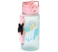 Gourde - Réutilisable - Pour enfant - Modèle licorne - 350ml - Plastique ridige Rose
