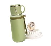 Gourde robuste en acier antirouille 316, avec infuseur amovible, tasse de séparation du thé pour les entraînements et les voyages, tasse de voyage isolée