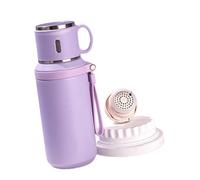 Gourde robuste en acier antirouille 316, avec infuseur amovible, tasse de séparation du thé pour les entraînements et les voyages, tasse de voyage isolée