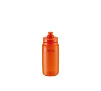 Elite Sport Bidon vélo Fly Tex Clear 550 ml Sans BPA Orange Transparent Ultraléger