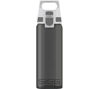Sigg - Gourde Transparente en Tritan - Total Color Anthracite - Convient Aux Boissons Gazeuses - Lavage Au Lave-Vaisselle - Étanche & Poids Plume - Sans BPA - Sport, Camping, Randonnée - Gris - 0,6L