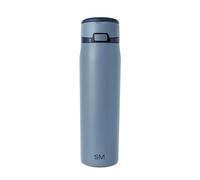 Gourde Simple Modern Mesa Loop avec paille | Bouteilles isothermes en acier inoxydable compatibles avec les porte-gobelets pour les voyages, le sport et l’école | 890ml | Deep Dune
