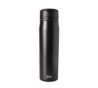 Gourde Simple Modern Mesa Loop avec paille | Bouteilles isothermes en acier inoxydable compatibles avec les porte-gobelets pour les voyages, le sport et l’école | 710ml | Midnight Black