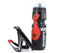 Gourde sport 650ml 23x6,5x6cm étanche convient - BEARWIN - aux vélos avec support de fixation ensemble de gourdes facile à install