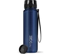 Gourde uberBottle crystalClear avec filtre, 1 000 ml / Bleu saphir / 720°