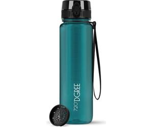 Gourde uberBottle crystalClear avec filtre, 1 000 ml / Vert émeraude / 720DGREE