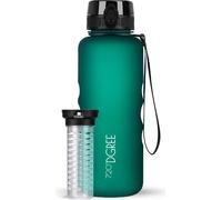 Gourde uberBottle softTouch avec compartiment à fruits, 1 500 ml / Vert émeraude / 720DGREE
