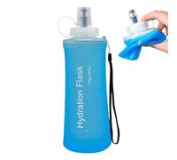 Gourdes De Course Souples 500 ml Flasque D'Hydratation Pliable Et Étanche | Bouteille D'Eau Flexible Pour L'Extérieur, Gym, Exercice, Fitness, Cyclisme, Randonnée, Camping, Et Escalade