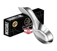 Gourmet Easy Repose-Cuillère Cuisine Inox, Incassable & Résistant Chaleur | Compatible lave-vaisselle et résistant à la chaleur, idéal pour poser vos ustensiles de cuisine.