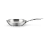 Cuisinox Poêle Gourmet 20 cm Triply inox 18/1 Finition satinée Sans PFAS/PTFE/PFOA Made in France