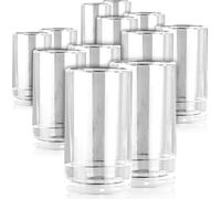 GOURMETmaxx Verre auto-réfrigérant - Set de 12 verres de 280 ml chacun | Cooling-Gel dans l'enveloppe de verre gèle à -4 °C | Boissons froides en seulement 2-3 min.