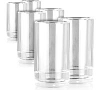 GOURMETmaxx Verre auto-réfrigérant - set de 6 verres de 280 ml chacun | Cooling-Gel dans l'enveloppe de verre gèle à -4 °C | Boissons froides en seulement 2-3 min.