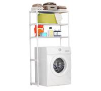 Goutdori Étagère pour Lave-Linge à 3 Niveaux, Peu encombrante, Blanche | capacité à 3 niveaux, convient aux laveuses standard, idéal pour le rangement dans la buanderie
