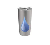 Goutte d'eau Goutte d'eau Goutte d'eau Hydratation pour les amoureux de l'eau Gobelet isotherme en acier inoxydable double paroi