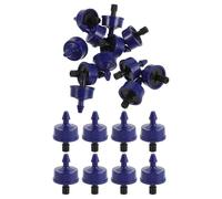 Goutteur D’irrigation à Compensation de Pression 20 Pièces 4l/h | Débit Uniforme, Structure Anti-obstruction Intégrée, Usage Pelouse et Bacs Potagers, Installation en Ligne