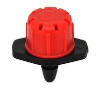 Goutteur d'irrigation automatique - Débit réglable de 0 à 70 L/H - Couleur noir et rouge - Arrosage par goutte - Pour tuyaux de 16 mm, 20 mm et microtubes - Supporte 0,5 à 3 atms - 30 unités