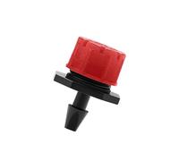 Goutteur Irrigation Réglable, 50 Pcs Arroseurs D'arrosage Réglables à 360 °, 8 Trous Micro Gicleurs Emetteur Goutte Système, Tête de Gicleurs D'irrigation pour Parterres de Home Garden Patio (Rouge)