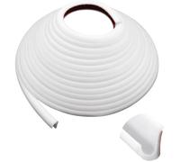Gouttière Camping Car - 10 M de Bande de Caoutchouc Pour Gouttières - Bande de Protection en PVC - Déflecteur d'eau de pluie(blanc)