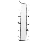 Gouttière de Pluie pour Tente 6 45 CM en Tissu | Canal Intégré, Sangles de Fixation, Pose sans Outil, pour Kiosques Pliants, Marchés et Fêtes