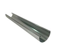 Gouttière galvanisée - UN - 100 mm - 2 m - Tôle galvanisée - Épaisseur 0.5-0.6 mm - Drainage efficace