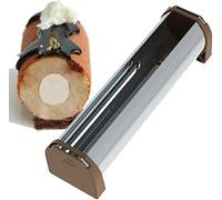 Gouttiere - Moule à bûche Ronde INOX Embouts Silicone Amovibles