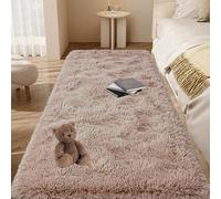 GOUTUI Tapis Salon 100 x 130 cm Aspect Fourrure Moderne Tapis Décoration Intérieure pour Chambre à Coucher Salon, Beige