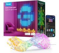 Govee Curtain Lights 3x2m, Rideau LED Intelligent, 1040 LEDs, IP65 | Compatible avec Alexa, GIF DIY, Étanche IP65, Décoration de Noël, Contrôle par App, Couleurs RGBIC