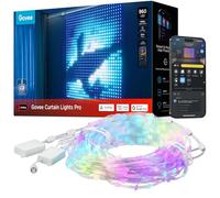 Govee Curtain Lights Pro, 960 LEDs Rideau LED Intelligent, Verbesserter RGBIC Décoration Dynamique Intelligente avec AIGC, pour Decoration Noel, étanche IP67, 1,65 x 1,76m
