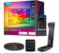 Govee Éclairage Arrière TV 3 Lite, 1,8 m pour 32 pouces | Correction Fisheye, LED RGBWIC, Perles 4-en-1, Fonctionne avec Alexa, Contrôle Vocal