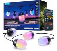 Govee Guirlande Extérieure 10M, RGBICW 240lm par LED, Contrôle App, IP67 | 16M Couleurs DIY, 111+ Modes de Scène, Synchro Musique, Matter/Alexa/Google, 30000h, Install. Facile, Jardin/Balcon/Terrasse