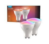 Govee Ampoule LED Intelligente B600D3C1, GU10, Wi-Fi/Bluetooth, Multicolore 16M, 2700-6500K, 400lm, IRC 80, Durée 25000h Kit 2 pièces