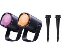 GOVEE H7093 - Smart Light, projecteur LED extérieur, extérieur, RGBW, 2 pièces
