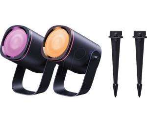 GOVEE H7093 - Smart Light, projecteur LED extérieur, extérieur, RGBW, 2 pièces