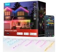 Govee Icicle Lights Rideau 10M, RGBIC 400 LEDs Rideau Lumineux de Noël | Extérieur, Guirlandes Lumières avec 78+ Modes, Décor Noël, Étanchéité IP67, Compatible avec Alexa