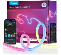 Govee Neon Rope Light 2 - Ruban LED néon 5m RGBIC, 64 effets, Compatible Matter/HomeKit/Alexa/Google
