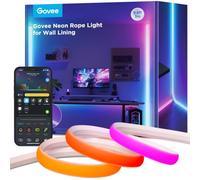 Govee Neon Ruban LED pour Plinthe, 3M Bande LED pour Lignes et Coins Muraux | Compatible avec Matter, Alexa et Google Assistant, Sync de Musique, Découpable, Neon Lampe pour Salon, Chambre à Coucher
