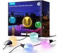 Govee Guirlande lumineuse extérieure H7025CB1 LED RGBICW 15 m ampoules transparentes