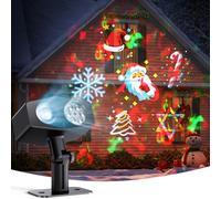 Govee Projecteur de Flocons de Neige Extérieur, Projecteur Intelligent d'ondulations d'eau, Lampe de Jardin étanche, 58 Modes Scène et 20 Images Projetées, Alexa, Matter et Google Assistant Compatible