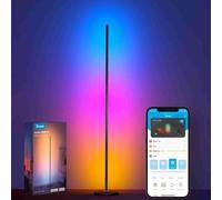 Govee RGBIC Lampadaire LED, WiFi Lampadaire sur Pied Fonctionne avec Alexa, Matter, Google Assistant, Musique Sync, 16 Millions Couleurs et 61 Modes de Scène, Lampe Moderne pour Salon et Chambre