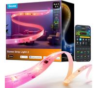Govee Ruban LED 2, 5m RGBWWIC WiFi Bande LED Intelligente avec LuminBlend+ | Fonctionne avec Matter, Alexa et Google Assistant, Ruban LED Protégé,100+ Modes de Scène,Sync Musique, Contrôle par App