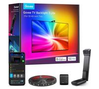 Govee TV Rétroéclairage 3 Lite Bande LED RGBIC+W WiFi/Bluetooth avec caméra pour téléviseurs 55"-65"