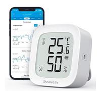 GoveeLife Hygromètre Wi-Fi Thermomètre numérique Température et humidité Intérieur Contrôle à distance Notification d’application et stockage de données