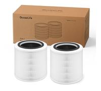 GoveeLife Lot de 2 accessoires de rechange pour purificateur d'air H7126, H13 HEPA